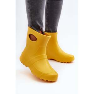 Women's Waterproof Boots LEMIGO GARDEN Yellow