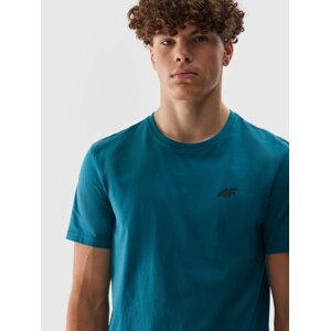 Men's Plain T-Shirt Regular 4F - Marine