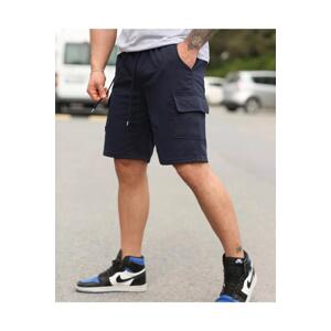 S2999 DEWBERRY CARGO POCKET MENS SHORT-NAVY BLUE