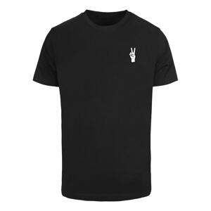 Men's T-shirt Peace Hand - black