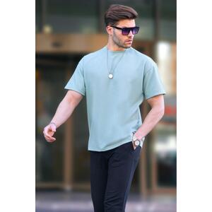 Madmext Green Basic Oversize Men's T-Shirt 7010