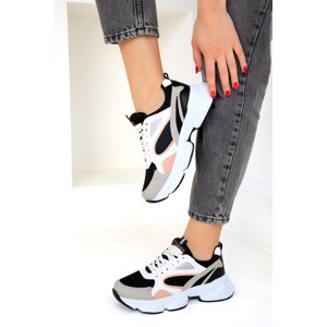 Soho Grey-Black-Powder Women's Sneakers 17226