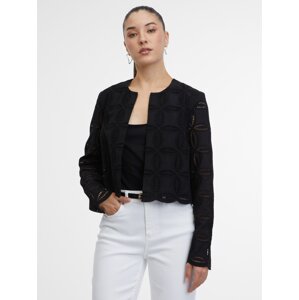 Orsay Black Women's Patterned Blazer - Women's