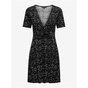 Women's black polka dot dress ONLY Verona - Women