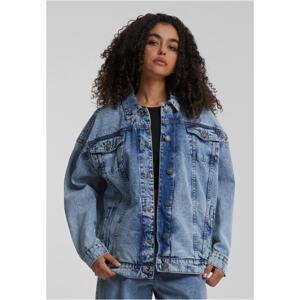 Women's oversized denim jacket from the 90s - light blue washed