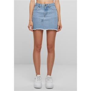 Women's mini denim skirt - blue