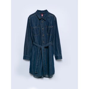 Big Star Woman's Dress 141985 Dark Denim-550