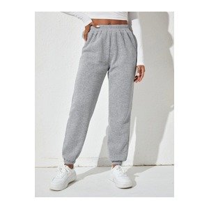 Know Women's Gray Rubber Leg Sweatpants