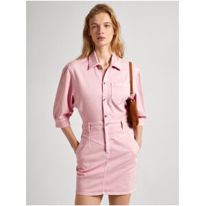 Pink Women's Denim Dress Pepe Jeans Gracie - Women's