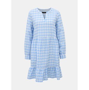 White-blue plaid dress VERO MODA Kimi