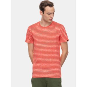 Red Men's Striped Ragwear Steef T-Shirt