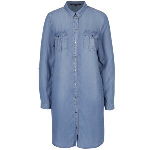 Light blue denim shirt dress VERO MODA Silla