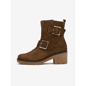 Brown suede ankle boots OJJU