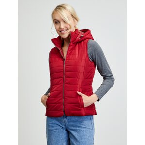 Red women's 100-year-old zoot vest