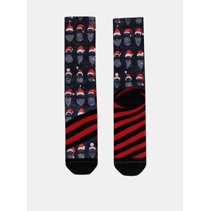 Dark blue men's socks with CHRISTMAS XPOOOS theme