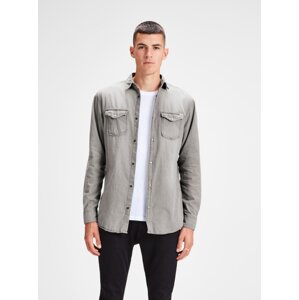 Grey Denim Shirt Jack & Jones