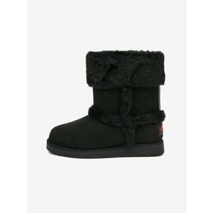 Black girls' winter boots in suede Levi's® Tide