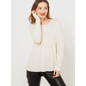 Cream light sweater CAMAIEU - Women