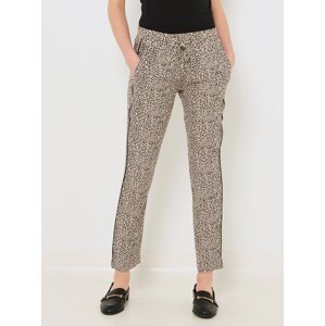 Grey Leopard Chair Trousers CAMAIEU - Ladies