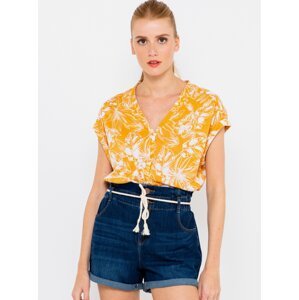 Yellow floral blouse CAMAIEU - Ladies