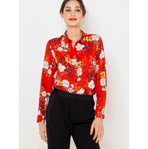 Red Floral Shirt CAMAIEU - Women