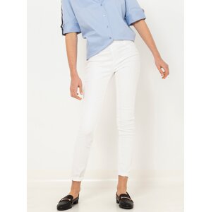 White slim fit pants CAMAIEU - Women