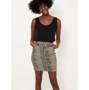 Green Snake Skirt CAMAIEU - Women