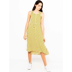 Yellow Polka dot midschat CAMAIEU - Women