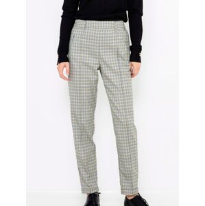 Grey checkered trousers CAMAIEU - Ladies