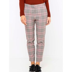 Grey checkered trousers CAMAIEU - Ladies