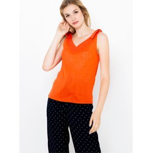 Orange top CAMAIEU - Women