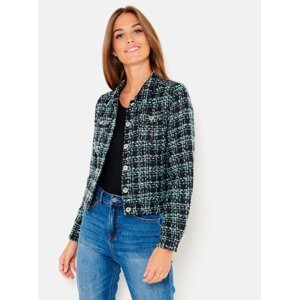 Dark Blue Plaid Jacket CAMAIEU - Women