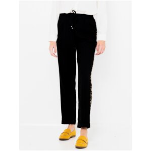 Black trousers with lampas CAMAIEU - Ladies