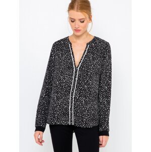 Black patterned blouse CAMAIEU - Women