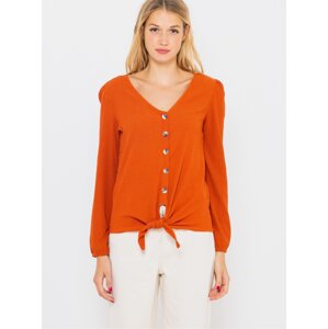 Orange blouse CAMAIEU - Women