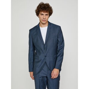 Navy blue suit jacket with wool blend Selected Homme My Lobbi