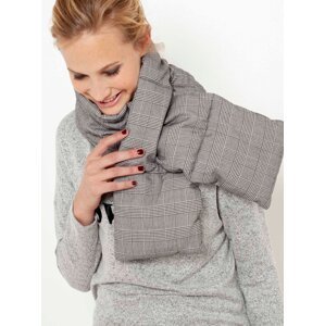 Light Grey Plaid Scarf CAMAIEU - Women