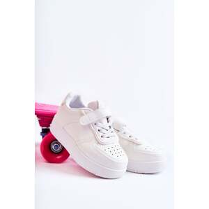Children's Velcro Sports Shoes White Elike