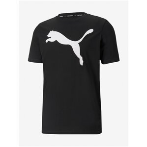 Puma Men's Black T-Shirt Active Big Logo - Men's