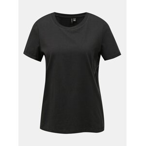 Black basic t-shirt VERO MODA Paula