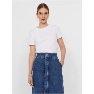 White basic t-shirt VERO MODA Paula