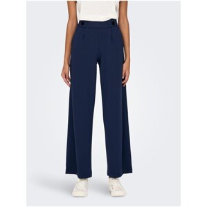 Dark blue women's wide trousers JDY - Women