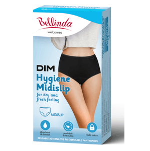 Bellinda 
HYGIENE MIDISLIP - Women's hygiene panties with higher waist - black