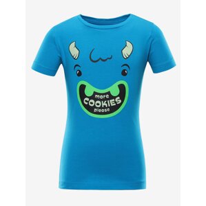 Children's cotton T-shirt ALPINE PRO OSTEWO blue