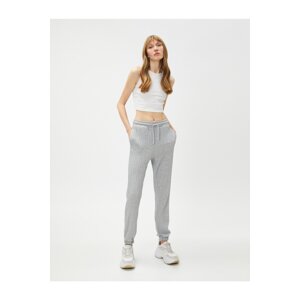 Koton Jogger Sweatpants with Pockets and Tie Waist