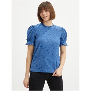 Blue Women's Patterned Blouse VILA Kawa - Ladies