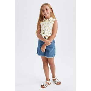 DEFACTO Girl Mom Fit Mini Jean Short