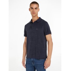 Navy blue men's polo shirt Tommy Hilfiger Micro Towelling
