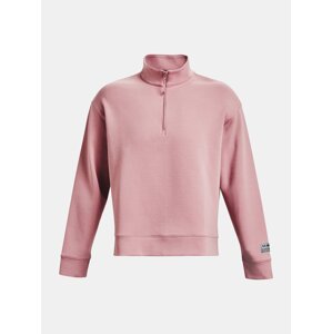 Under Armour Sweatshirt UA Summit Knit 1/2 Zip-PNK - unisex