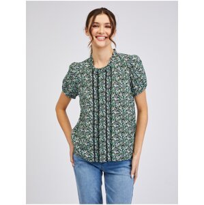 Orsay Green Ladies Patterned Blouse - Women